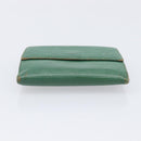 LOUIS VUITTON Epi Monogram Wallet 4 Set Green Red LV Auth 210349-31