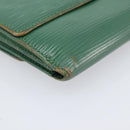 LOUIS VUITTON Epi Monogram Wallet 4 Set Green Red LV Auth 210349-32