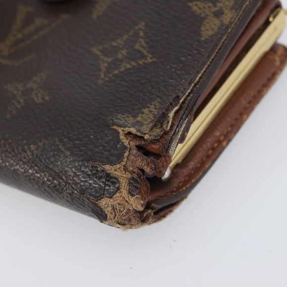 LOUIS VUITTON Epi Monogram Wallet 4 Set Green Red LV Auth 210349