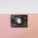 CHANEL Matelasse Boy Chanel Chain Shoulder Bag Caviar Skin Pink Auth 210356SAM-16