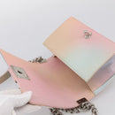 CHANEL Matelasse Boy Chanel Chain Shoulder Bag Caviar Skin Pink Auth 210356SAM-18