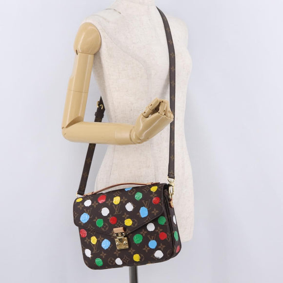 LOUIS VUITTON Monogram LVxYK Pochette Metis MM Hand Bag M46384 LV Auth 210366SAM