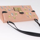 LOUIS VUITTON Sac Triangle Limited Edition PM Bag Leather Pink LV Auth 210370M-6