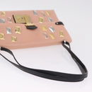 LOUIS VUITTON Sac Triangle Limited Edition PM Bag Leather Pink LV Auth 210370M-7