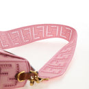 FENDI Zucca Canvas Mamma Baguette Shoulder Bag 2way Pink 8BR600 Auth 210371M-11