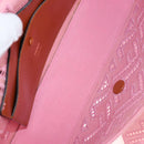 FENDI Zucca Canvas Mamma Baguette Shoulder Bag 2way Pink 8BR600 Auth 210371M-22