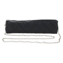 CHANEL Folding Umbrella Nylon Beige Silver CC Auth 210403SAM-2