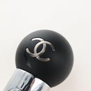CHANEL Folding Umbrella Nylon Beige Silver CC Auth 210403SAM-26