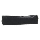 CHANEL Folding Umbrella Nylon Beige Silver CC Auth 210403SAM-3
