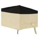CHANEL Folding Umbrella Nylon Beige Silver CC Auth 210403SAM-32