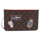 LOUIS VUITTON Monogram Neverfull MM Pouch My LV World Tour Pouch LV Auth 210410V-2