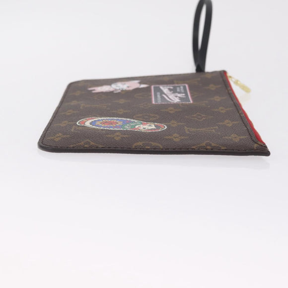 LOUIS VUITTON Monogram Neverfull MM Pouch My LV World Tour Pouch LV Auth 210410V