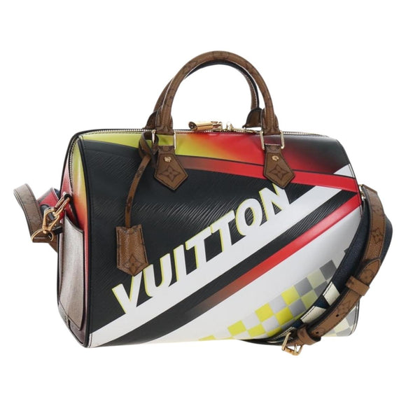 LOUIS VUITTON Epi Damier Speedy Bandouliere 30 Bag Black M51564 Auth 210412SAV