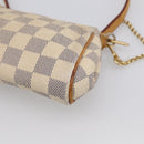 LOUIS VUITTON Damier Azur Eva Shoulder Bag 2way N55214 LV Auth 210415A-14