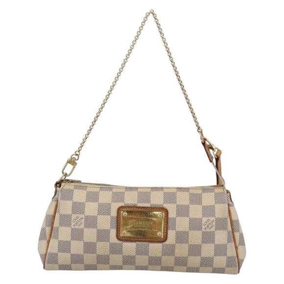 LOUIS VUITTON Damier Azur Eva Shoulder Bag 2way N55214 LV Auth 210415A