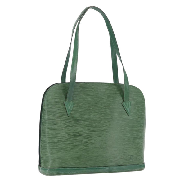 LOUIS VUITTON Epi Lussac Shoulder Bag Green M52284 LV Auth 210416