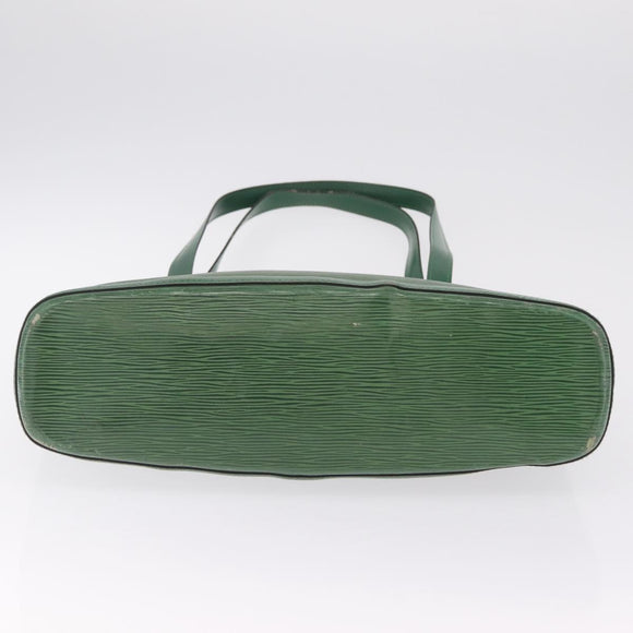 LOUIS VUITTON Epi Lussac Shoulder Bag Green M52284 LV Auth 210416