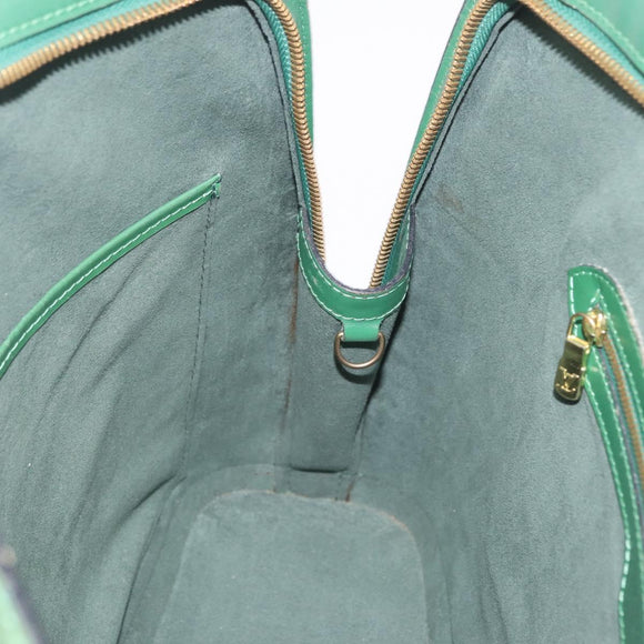 LOUIS VUITTON Epi Lussac Shoulder Bag Green M52284 LV Auth 210416
