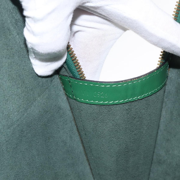 LOUIS VUITTON Epi Lussac Shoulder Bag Green M52284 LV Auth 210416