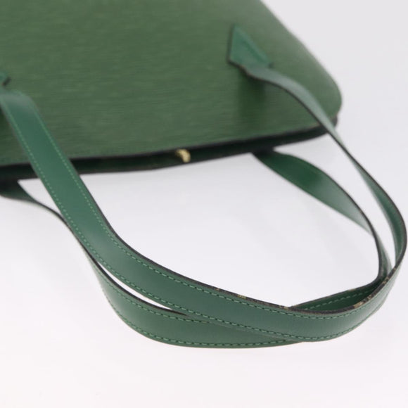 LOUIS VUITTON Epi Lussac Shoulder Bag Green M52284 LV Auth 210416