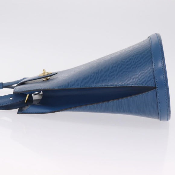 LOUIS VUITTON Epi Cluny Shoulder Bag Blue M52255 LV Auth 210417