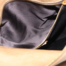 Miu Miu Vitellolux Hand Bag Leather 2way Beige Gold Auth 210423M-23