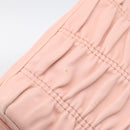 PRADA Chain Shoulder Bag Leather Pink Silver Auth 210425V-15