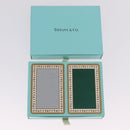 Tiffany & Co. Playing Cards Paper 2 Set White Turquoise Blue Auth 210426-15
