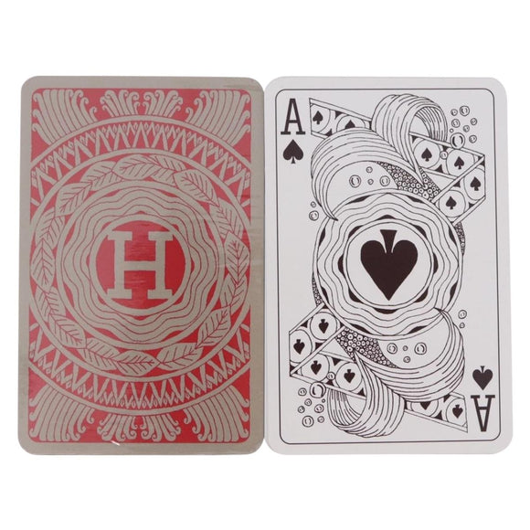 HERMES Playing Cards Paper 2 Set Red Black Auth 210431