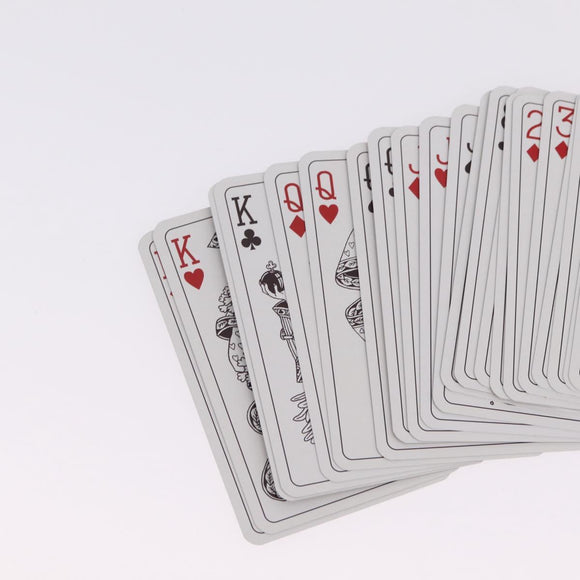 HERMES Playing Cards Paper 2 Set Red Black Auth 210431
