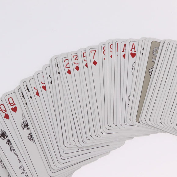 HERMES Playing Cards Paper 2 Set Red Black Auth 210431