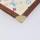 LOUIS VUITTON Monogram Multicolor Pochette Cles Purse White M92655 Auth 210445-12