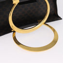 CELINE Macadam Canvas Hand Bag PVC Leather 2way Black Gold Auth 210448A-7