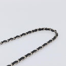 CHANEL Matelasse Chain Shoulder Bag Lamb Skin Black Beige CC Auth 210449V-9