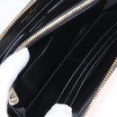 Salvatore Ferragamo Wallet Leather Black Gold Auth 210452M-18