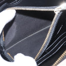 Salvatore Ferragamo Wallet Leather Black Gold Auth 210452M-21