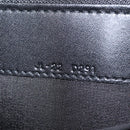 Salvatore Ferragamo Wallet Leather Black Gold Auth 210452M-22