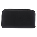 Salvatore Ferragamo Wallet Leather Black Gold Auth 210452M-3