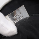 GUCCI GG Canvas Tote Bag Silver 131231 Auth 210453-26