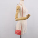 CHANEL Matelasse Chain Wallet Bag Lamb Skin Pink Gold CC Auth 210454SAM-23