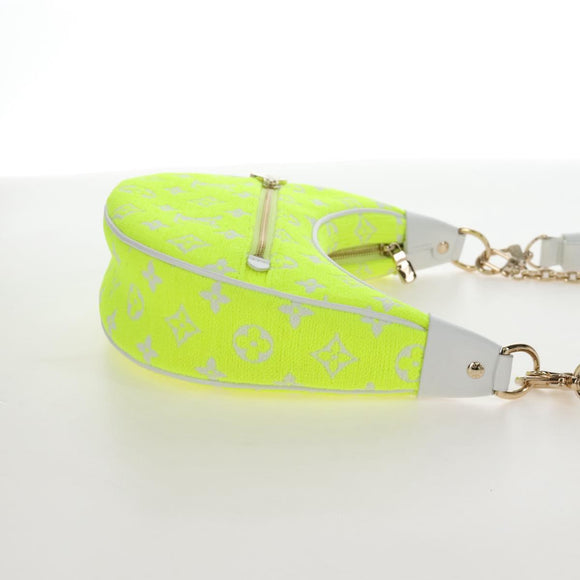LOUIS VUITTON Monogram Jaguar LV Match Loop 2way Yellow M81484 LV Auth 210457SAM
