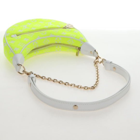 LOUIS VUITTON Monogram Jaguar LV Match Loop 2way Yellow M81484 LV Auth 210457SAM