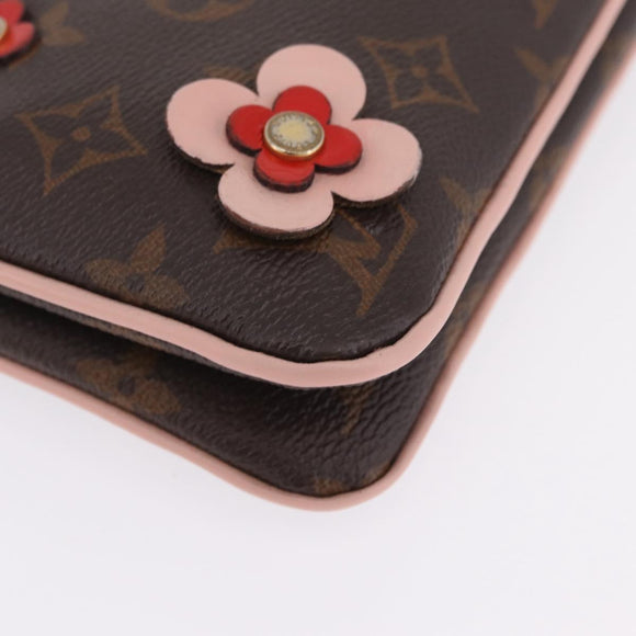 LOUIS VUITTON Monogram Pochette Double Zip Shoulder Bag M63905 LV Auth 210458A