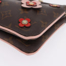 LOUIS VUITTON Monogram Pochette Double Zip Shoulder Bag M63905 LV Auth 210458A-12