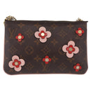 LOUIS VUITTON Monogram Pochette Double Zip Shoulder Bag M63905 LV Auth 210458A-2