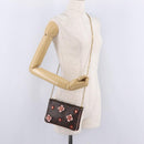 LOUIS VUITTON Monogram Pochette Double Zip Shoulder Bag M63905 LV Auth 210458A-26