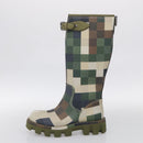 LOUIS VUITTON Damier Graphic Pixel long Boots 9 1/2 Green LV Auth 210459M-7