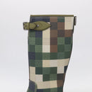 LOUIS VUITTON Damier Graphic Pixel long Boots 9 1/2 Green LV Auth 210459M-9