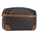 LOUIS VUITTON Monogram Compiegne 28 Clutch Bag M51845 LV Auth 210463-1