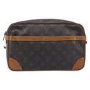 LOUIS VUITTON Monogram Compiegne 28 Clutch Bag M51845 LV Auth 210463-2